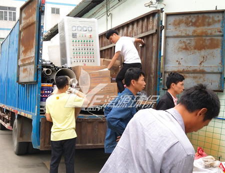 汕尾食品水產(chǎn)加工廢水處理工程發(fā)貨進場